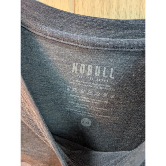 NOBULL T Shirt Mens XXL Blue Sleeveless Tank Top Training Athletic Gym Active - Picture 4 of 7